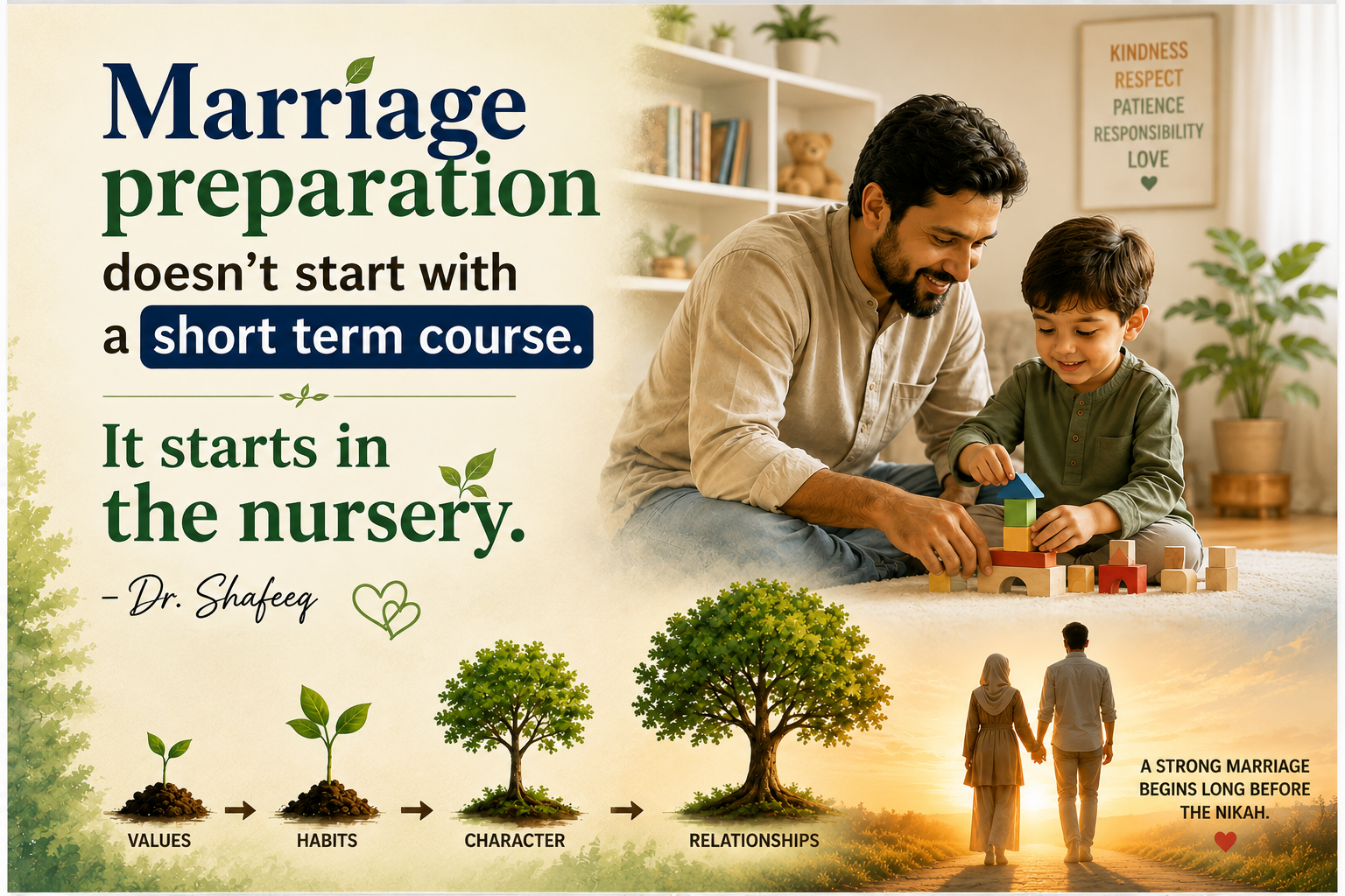 Marriage Preparation Doesn't Start with a short-term Course — It Starts in the Nursery