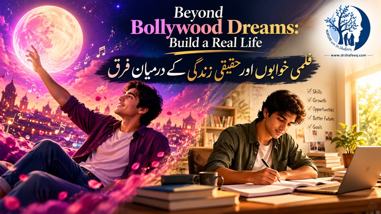 چاند تارے نہیں، زمین پر جینا سیکھیے