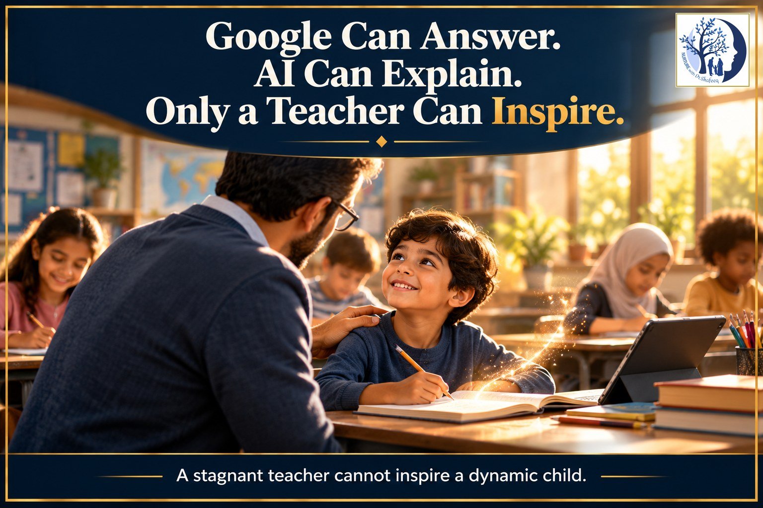 A Stagnant Teacher Cannot Inspire a Dynamic Child