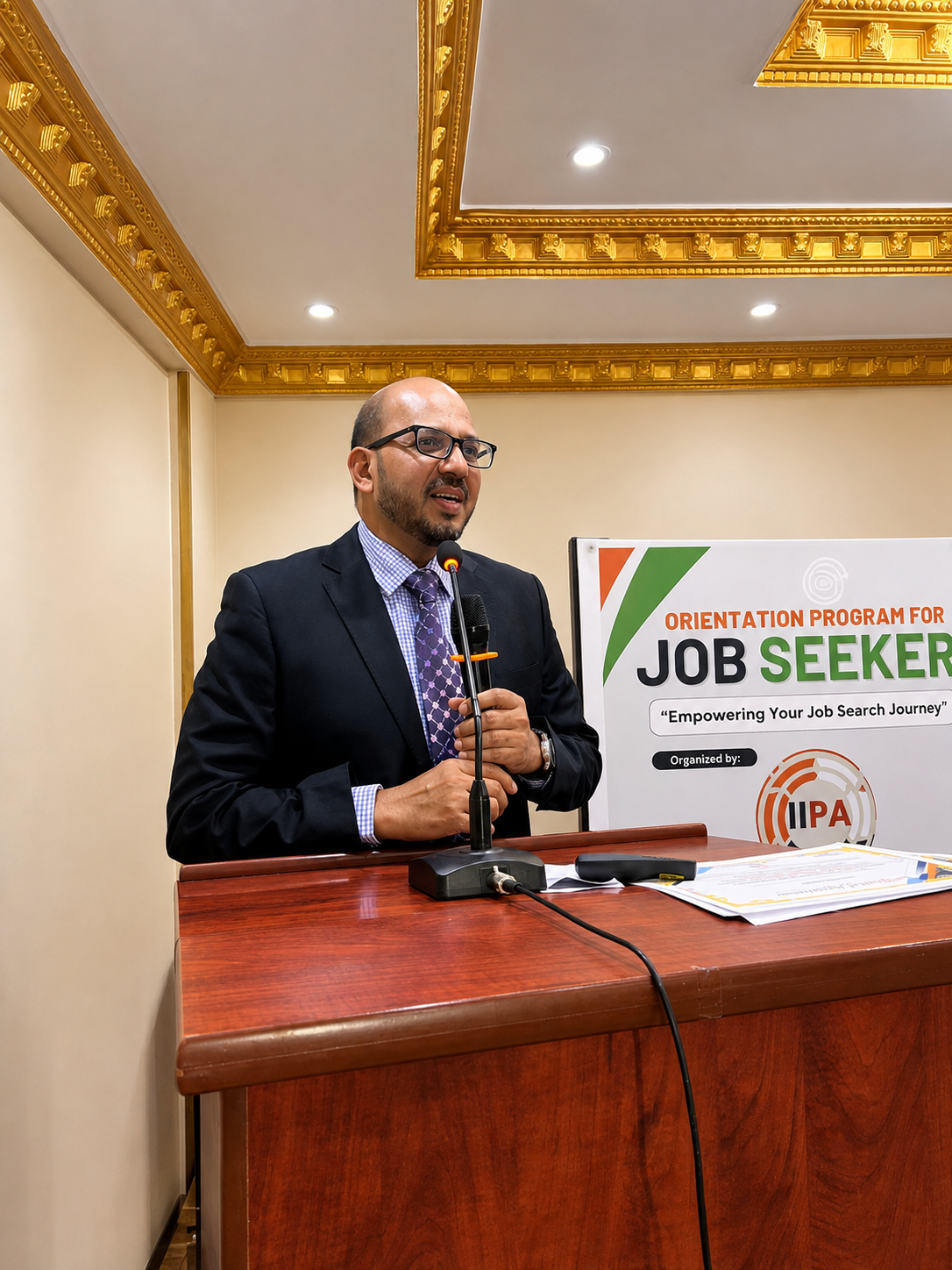 Presidential address in IIPA's Job seeker's prog